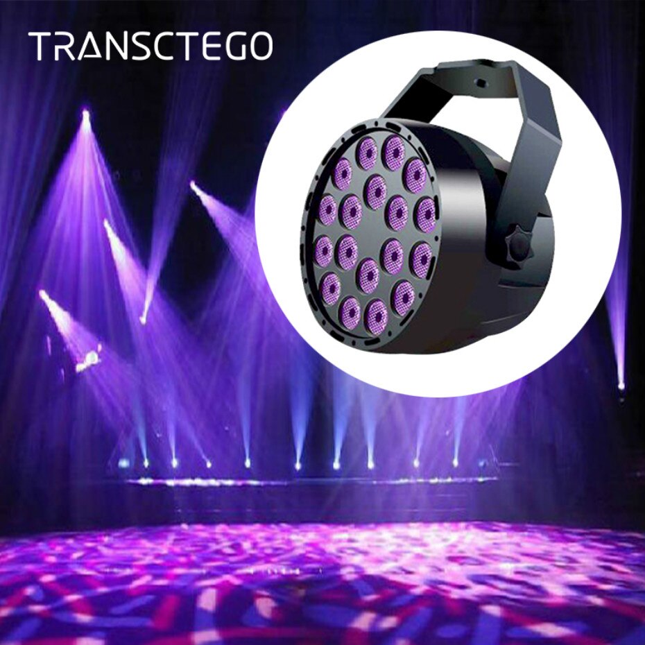 Lampe UV avec effets DMX LED, éclairage de scène, lampe UV Flash pour Disco noël, éclairage de scène DJ Par effet 512
