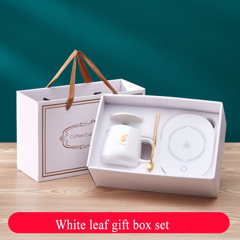 Mug Warmer USB Pad Electric Powered Cup Warmer Heat Beverage Mug Mat Keep Coffee Tea warm EU&US Plug Electric Heating Pad: white set / US 110V