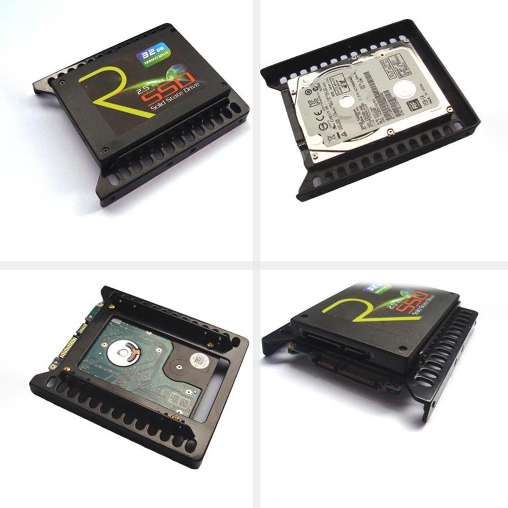Sovitin 2.5 "  to 3.5 " kovalevy muovinen kiinnike hdd pidike kiinnitys ssd musta