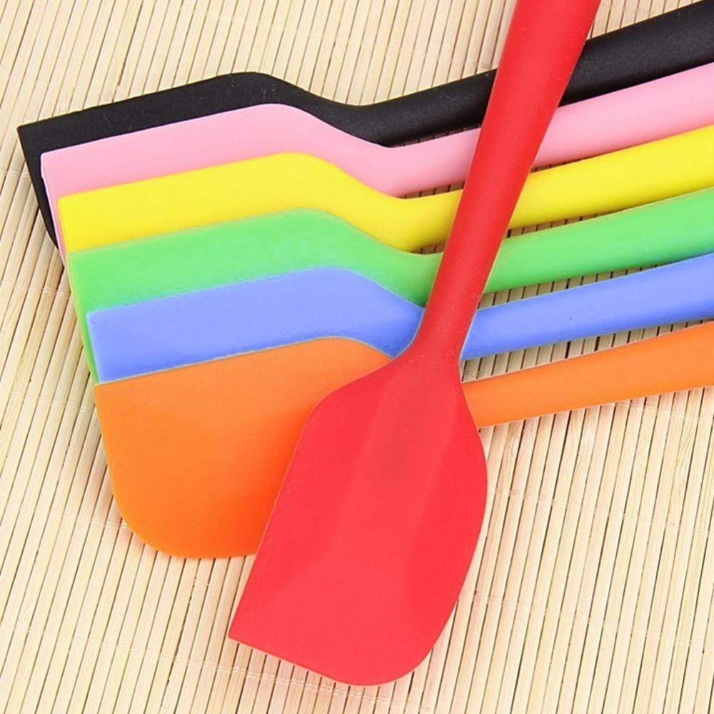 Spatules flexibles en Silicone pour gâteaux, racloir à crème, outil de cuisson