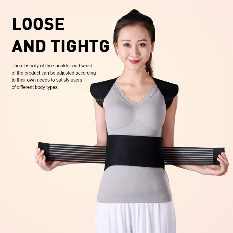 Zelf Verwarming Brace Ondersteuning Riem Terug Houding Corrector Spine Terug Schouder Lumbale Houding Correctie Voor Terug Ondersteuning