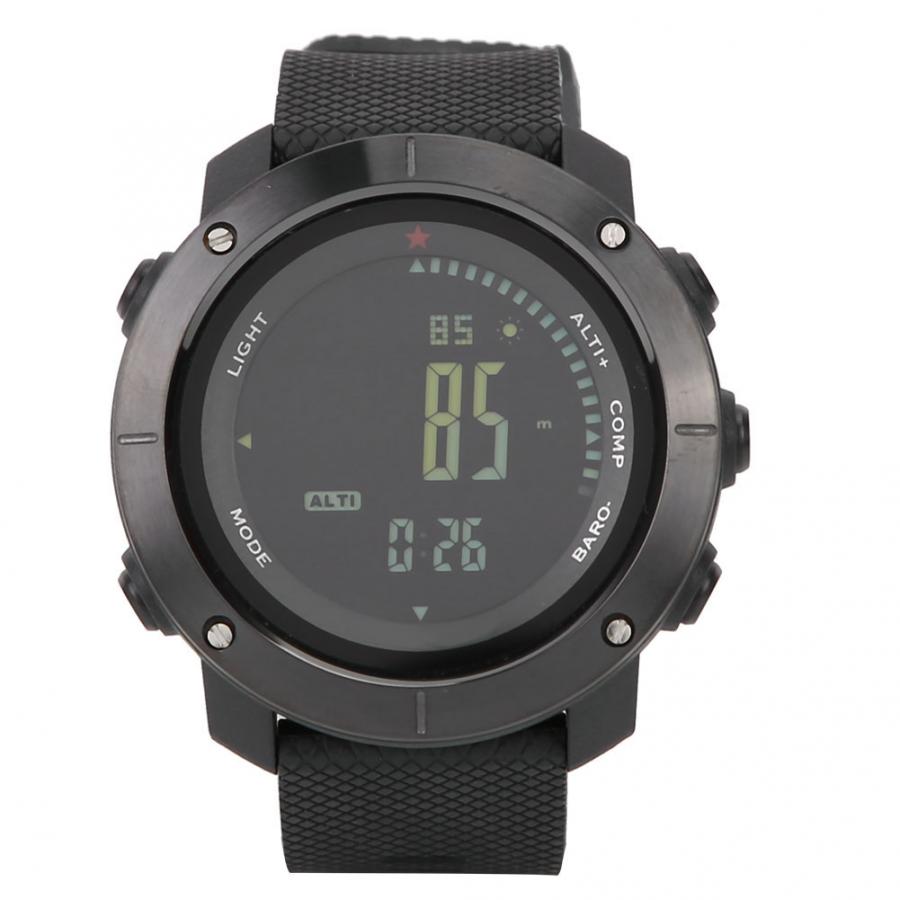 SUNROAD hommes Sports de plein air montre numérique intelligente avec altimètre baromètre réveil boussole thermomètre Altitude tendance