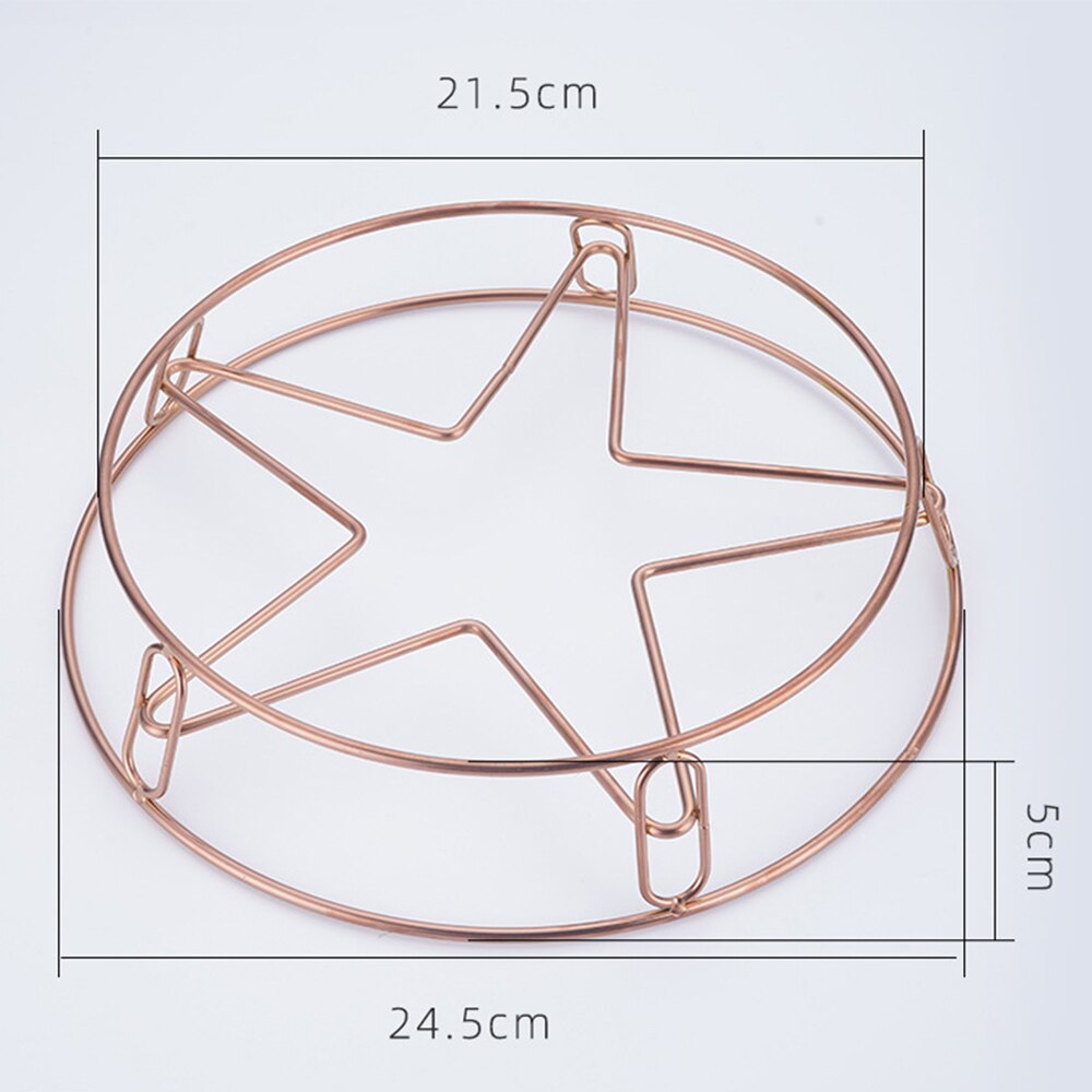 Five-pointed Star Stainless Steel Steaming Racks Kitchen Tools Heat Insulation Anti-Scalding Pot Holder Pot Pad Stand: B