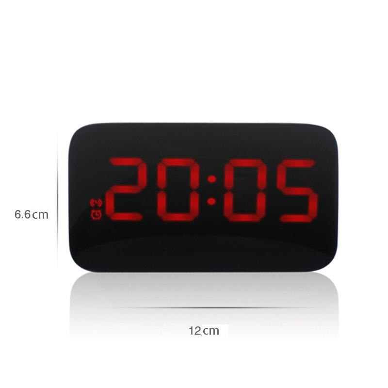 Grande Retroilluminazione USB Orologio Snooze Alarm Clock Clock Il Display Elettronico Digitale Con LED Desktop Clock Orologio Da Polso