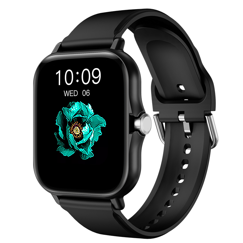 LAXASFIT Y13 Smart Watch con funzione di chiamata Fitness Tracker Cardiofrequenzimetro Sveglia per il monitoraggio degli sport all'aria aperta: Black