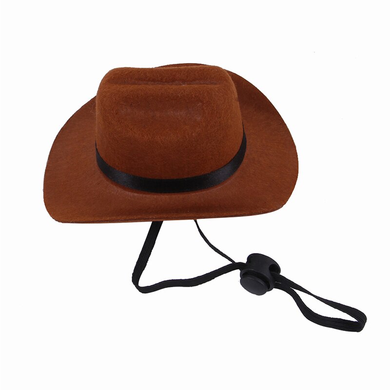 Chapeau de cow-boy en tissu pour chien, et , pour chat, chiot, chaton, décoration de fête d&#39;anniversaire, accessoires, produit pour animaux de compagnie