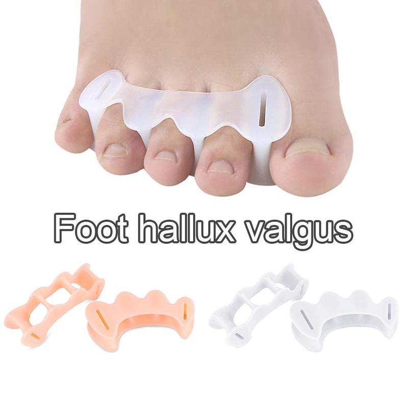 EEN paar Hallux valgus orthese Siliconen Separator Hamer Teen Bunion Relief Hallux Valgus Voeten Care Tool