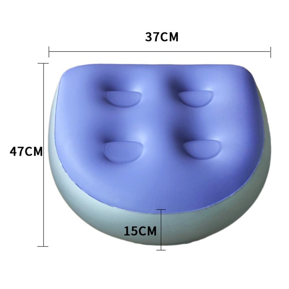 Podparcie pleców poduszka wanna fotelik wypełnienie poduszka wodna poduszka robić masażu fotelik spa z przyssawką niebieska mata robić domu śliczna