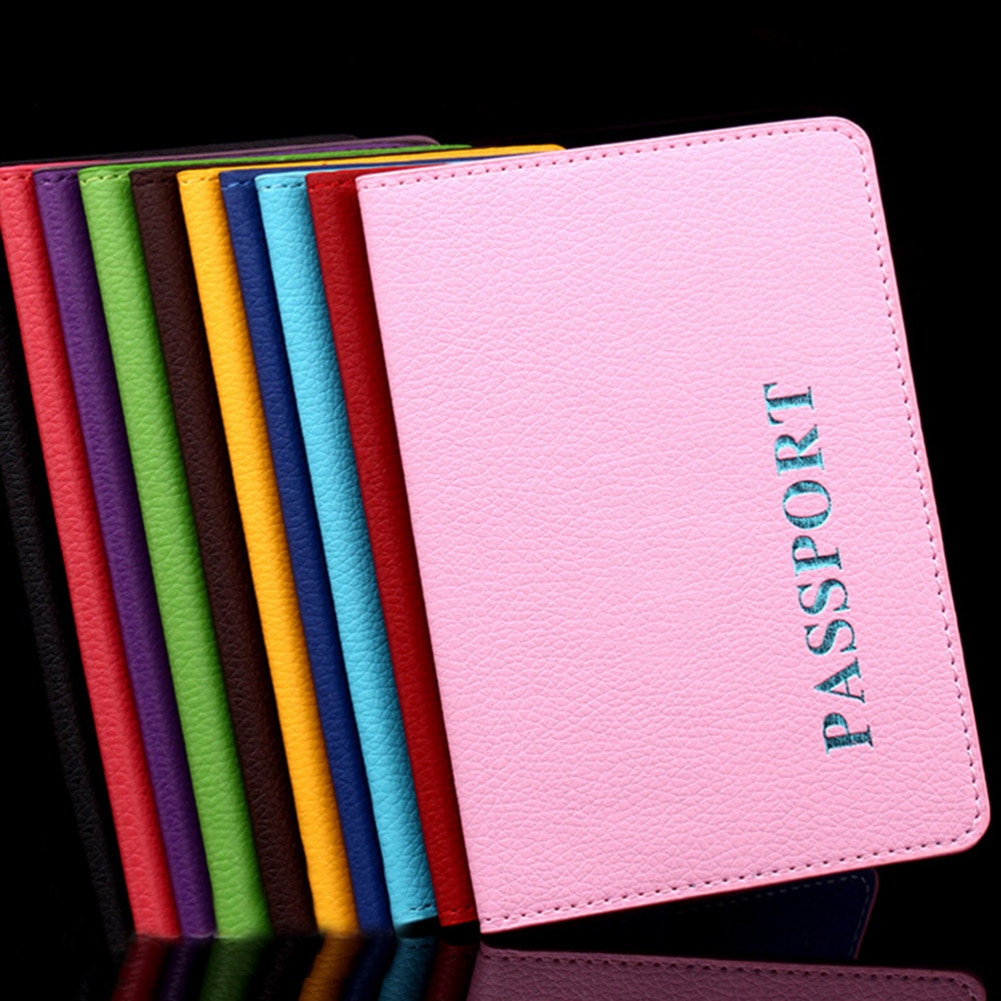 Water Proof Passport Holder ID Card Credit Card Holder 1PC Travel Passport Cover Multi Colors Passport Case Card Wallet