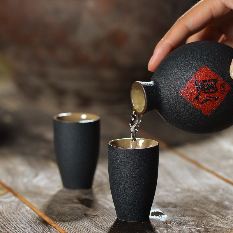 Drinking Portable Hip Flask Groomsmen Small Bottles Pocket Alcohol Flask Wine Decanter Drinkware Petaca Alcohol Sake Set