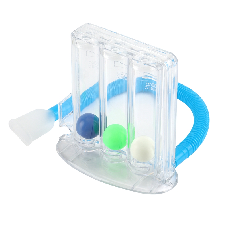 3-Ball Instrument Breath Training Student Vital Capacity Training Body Measuring Lung Function Exercise Device