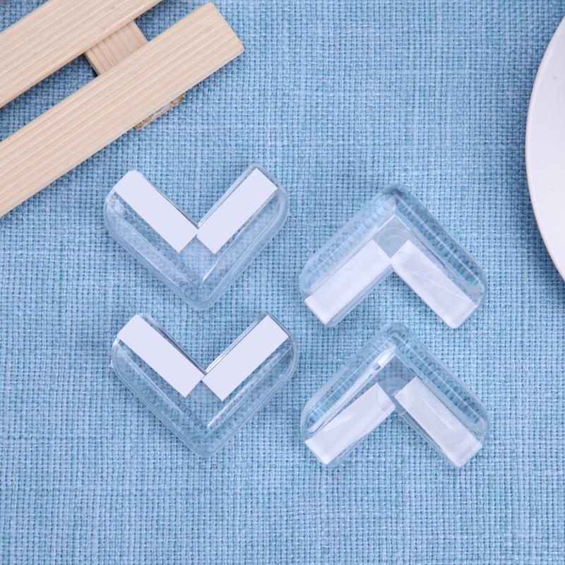 4 stks/partij Kids Baby Veiligheid Transparante Protector Cover Tafel Hoekbeschermers Kind Bescherming Cover Meubels Rand Hoekbeschermers