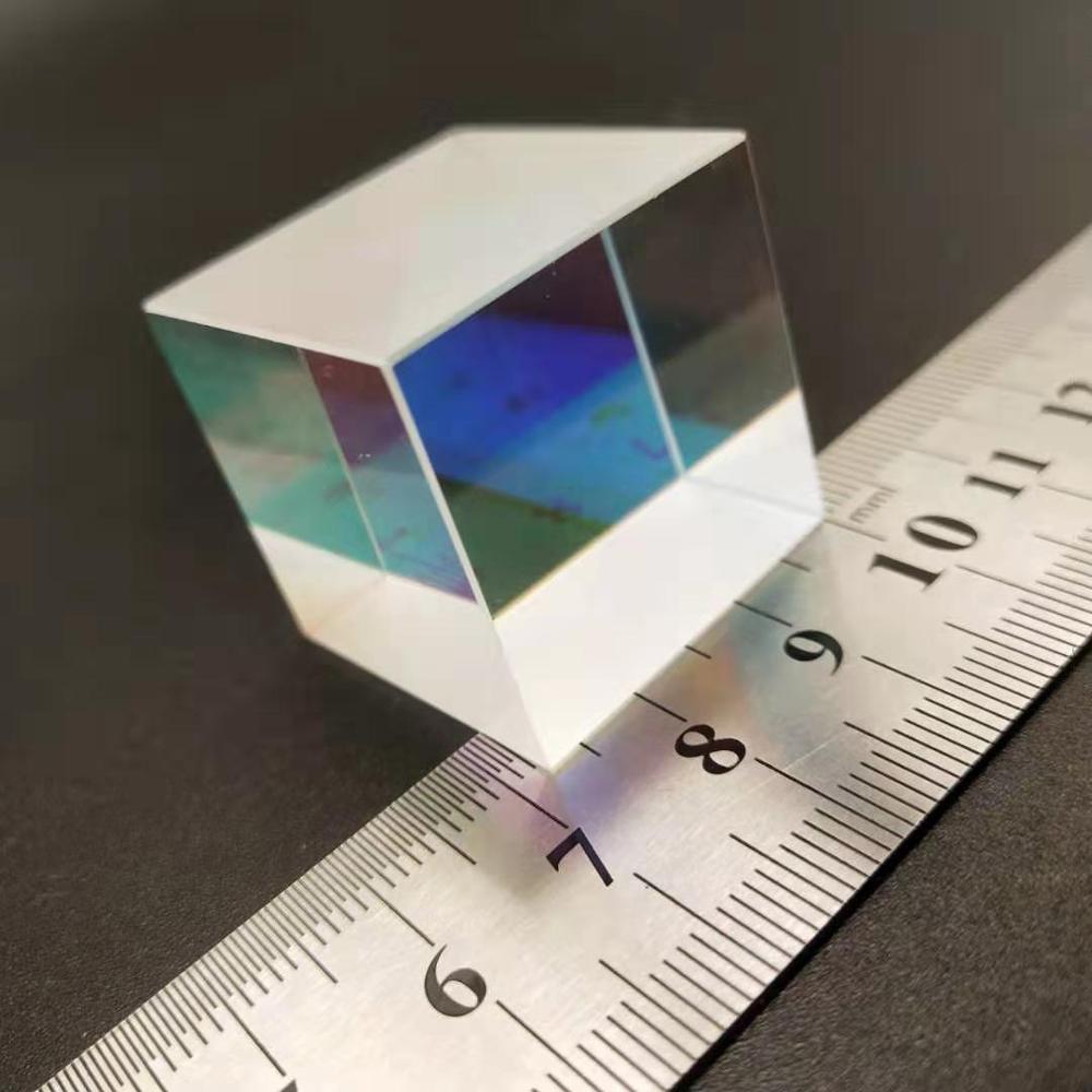 Vierzijdig Cubic Prisma K9 Gekleurde Glas Splitting Optische Prisma Experimentele Instrument