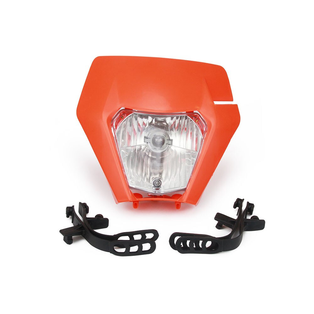 Faros delanteros para motocicleta, lámpara para KTM EXC SX SXS EXCF XCW 65 125 150 200 250 300 350 450 500 525: Naranja