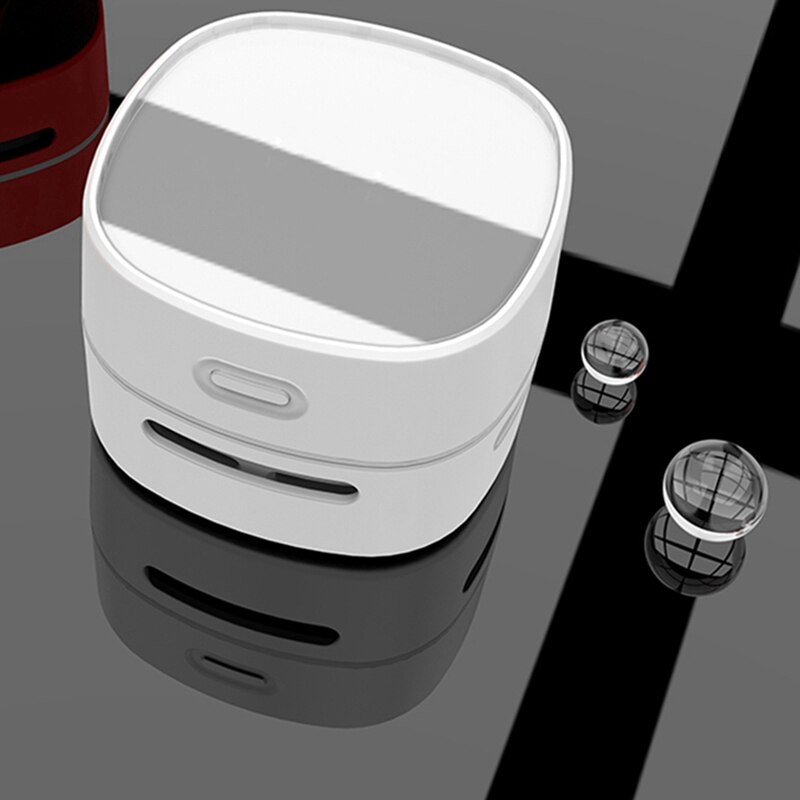 1 sæt desktop støvsuger desktop rengøringsrobot & 1 stk støvsuger mini rengøringsrobot