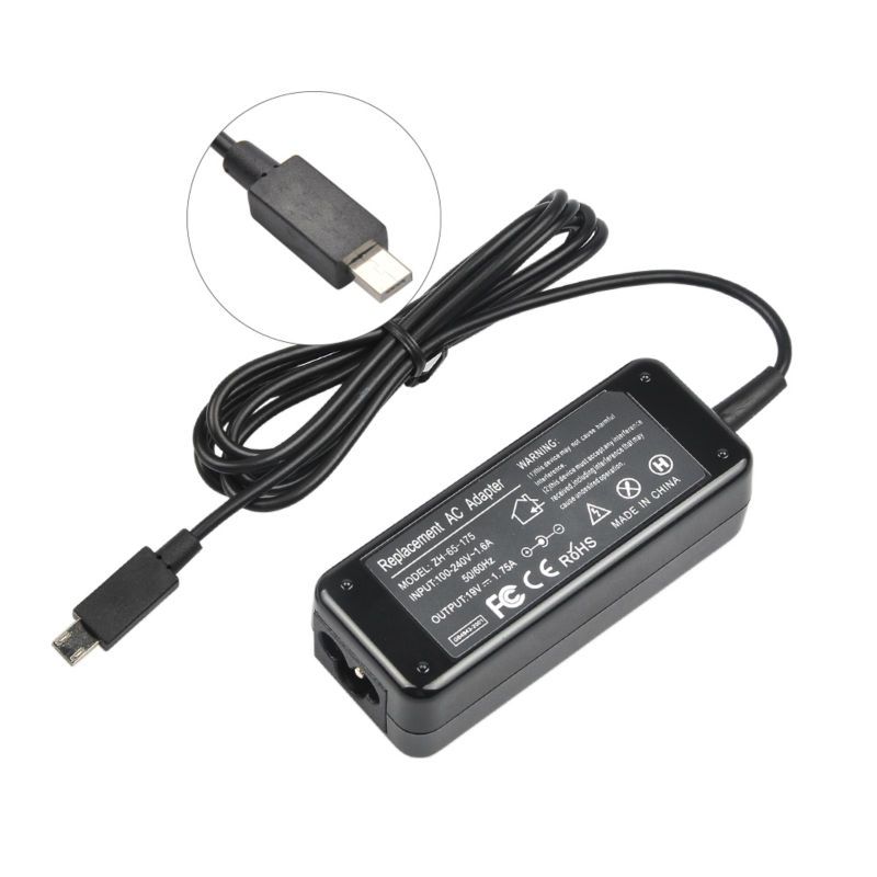 19v 1,75 a laptop power adapter charger for 11,6 eeebook  x205t x205ta notebook 33w newly invented