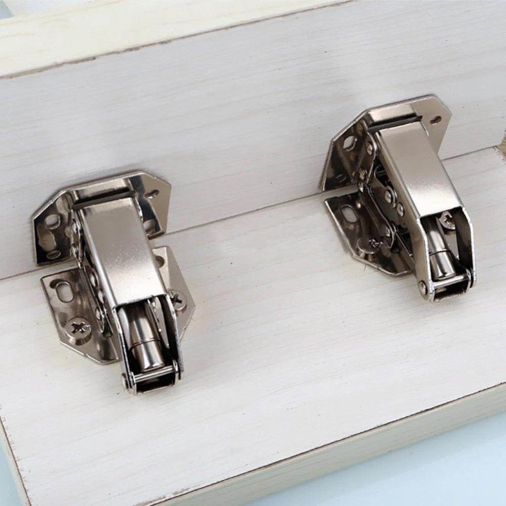 90 Degree Cabinet Hinges 3 Inch No-Drilling Hole Bridge Shaped Spring Hinge Cupboard Door Hardware With Screw#288741