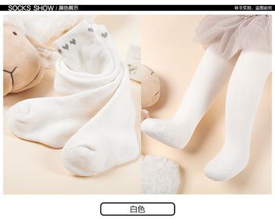 Anyongzu High baby boy girls even pantyhose Winter Combed Cotton Tights Warm Children Stretch thickening: 6 / 24M