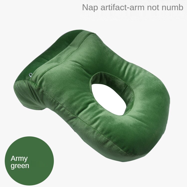 Suitable for neck pillow, nap, lying multi-purpose sofa bedding pillow: Army Green