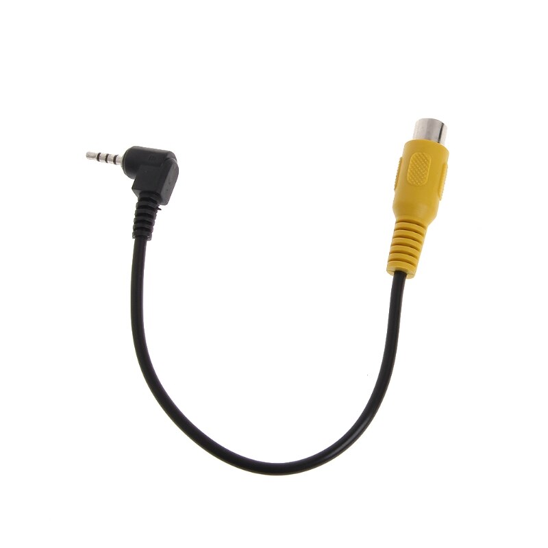 Câble adaptateur convertisseur vidéo 2.5mm prises jack mâles stéréo vers rca femelle pour gps