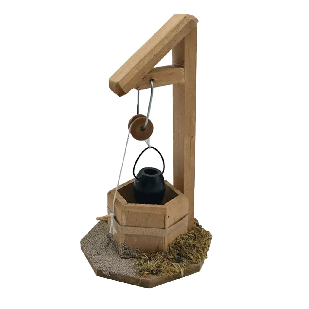 Mini Garten Gebäude Mikro Landschaft für 1:12 Puppenhaus Haus Hof Dekoration