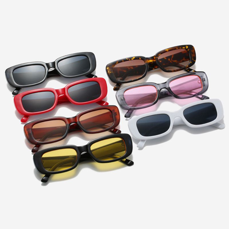 Luxe Vintage Vierkante Zonnebril Vrouwen Retro Zonnebril Reizen Rechthoek Mannen Vrouwen Zonnebril