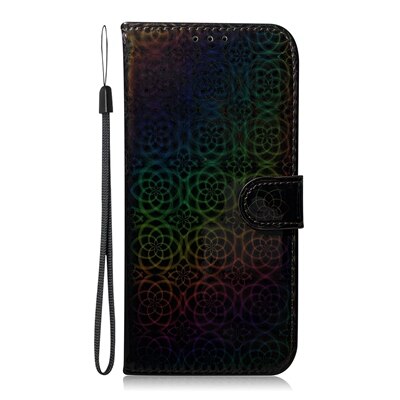 Wallet Case For Samsung Galaxy A40 SM-A405FM Case Flip Cover Wallet Phone Case For Samsung A 40 SMA405F PU leather Book Cover: Black