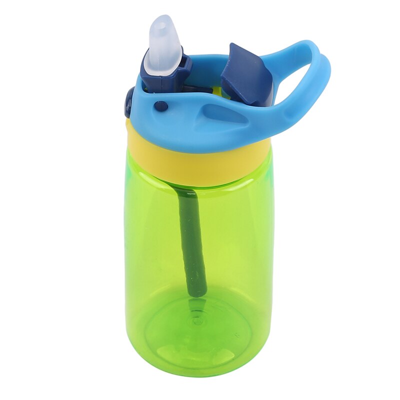 Bébé bouteilles d'eau infantile -né tasse enfants apprennent alimentation paille jus bouteille pour enfants: Grass green