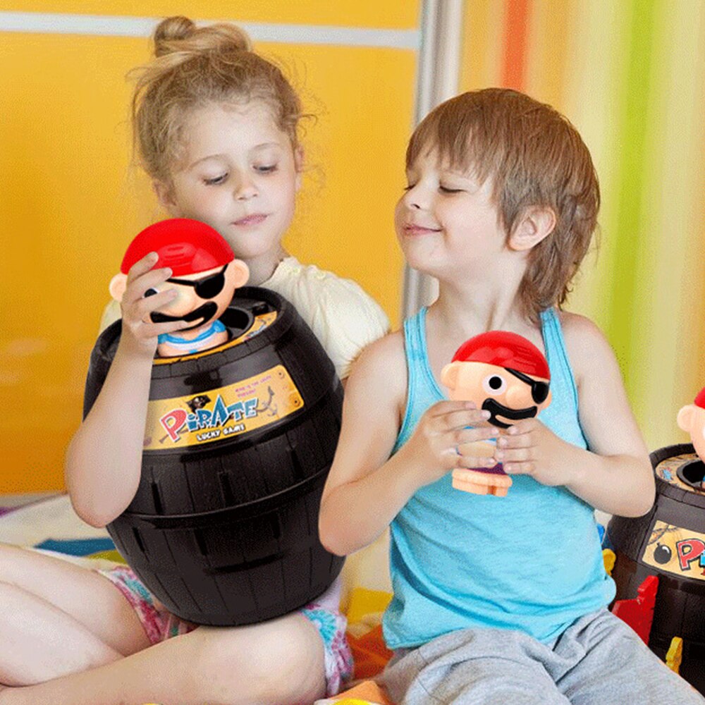 Verrassing Pirate Barrel Grappige Lucky Stab Pop Up Party Game Speelgoed Voor Kinderen Kids Volwassenen Jongens Meisjes Familie Game Speelgoed novelty