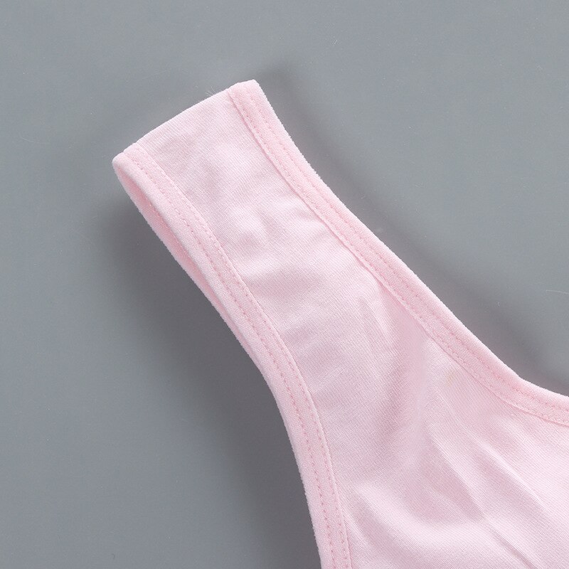 1pcs Teenages Bra Vest Junior School Students Underwear Kid Solid Development Period Tube Tops Bra Safty Lingerie