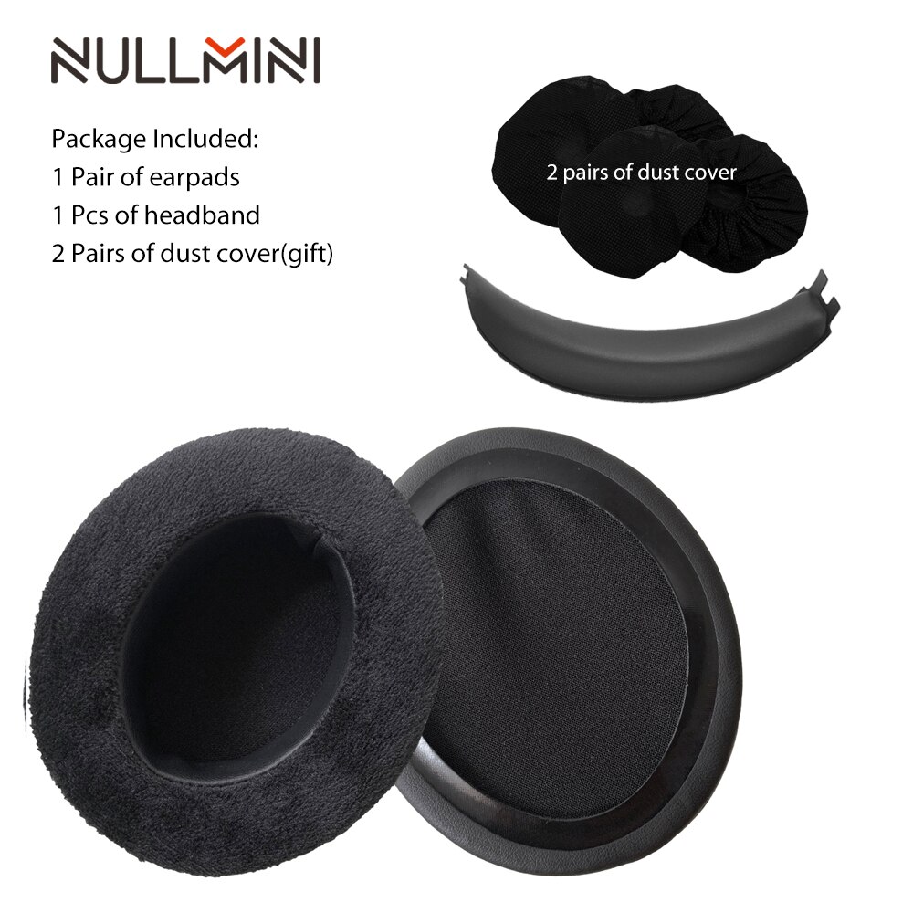 NullMini-almohadillas de repuesto para HyperX Cloud Flight, auriculares, diadema, manga de orejera: 2 and headband