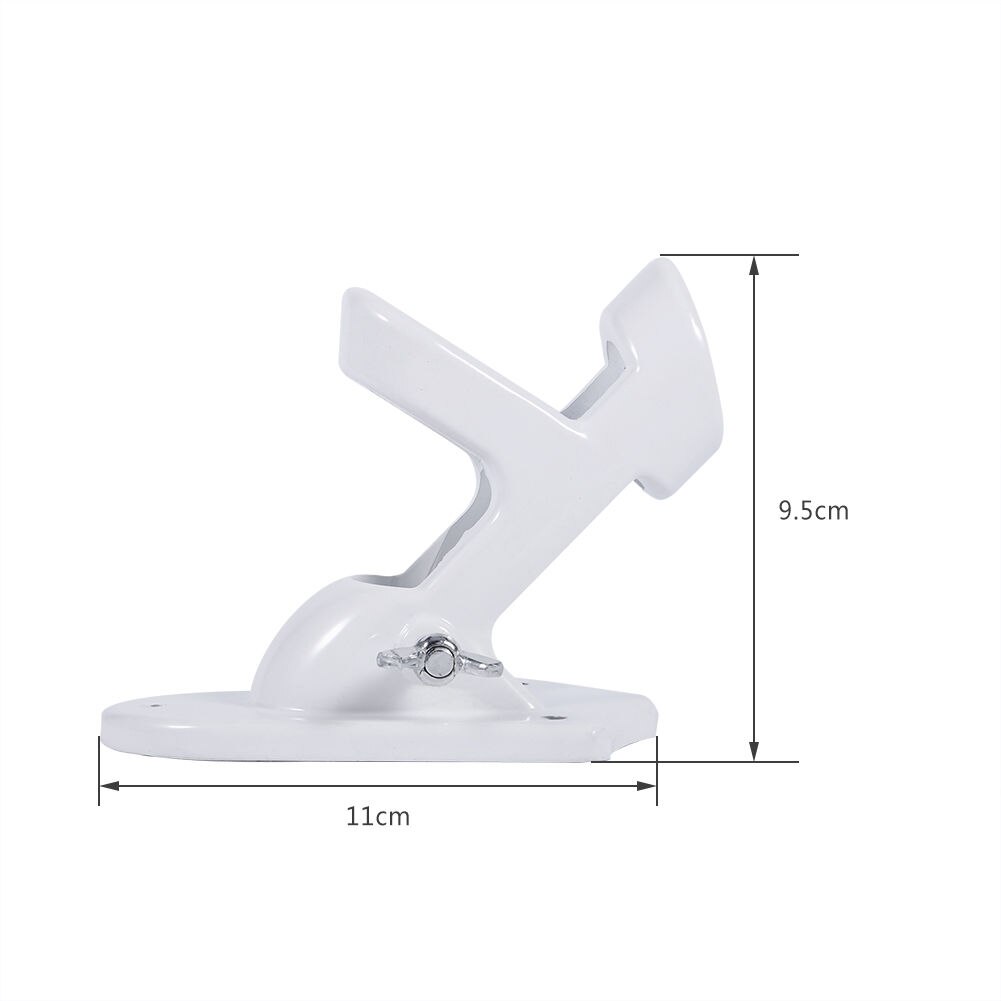 ! Flag Pole Holder Outdoor Aluminum alloy wall flagpole bracket Mount 2 Positions- white