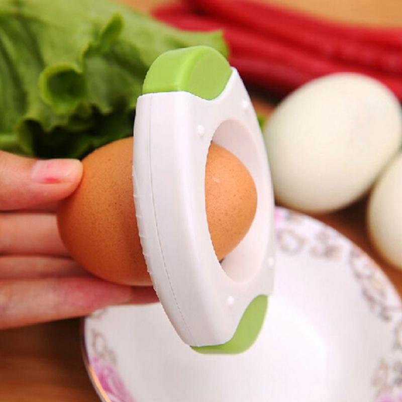 Bærbart kjøkken kokt egg skall topper cutter åpner eggekopp kjøkken essensielle verktøy