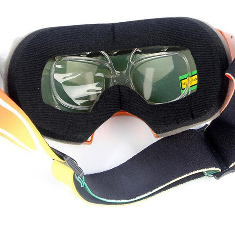 Marco de prescripción para gafas de esquí TR90, adaptador de inserción de lentes ópticos flexibles, tamaño Universal, marco interno