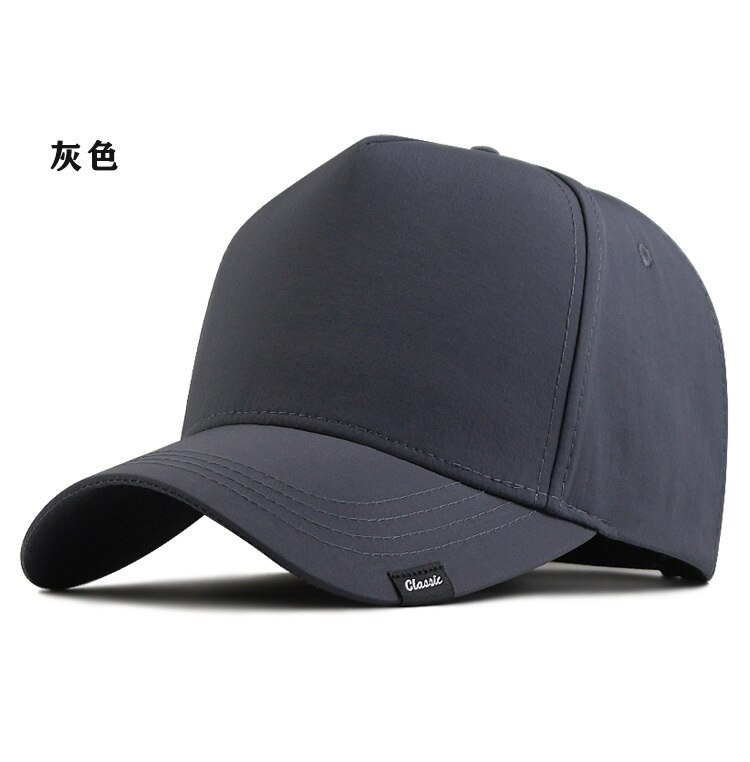 Gorra de béisbol de talla grande para hombre, gorro de béisbol con de hueso grande, secado rápido, 55-60cm, 61-68cm