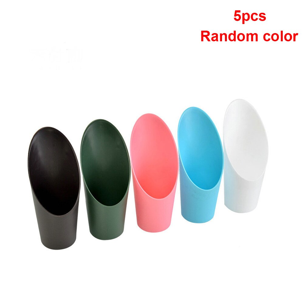 5pcs Mini Garden Tool Bucket Rake RFID Blocking Potting Cup Planting Spade Hand Scoop Bonsai Cylinder Plastic Soil Shovel