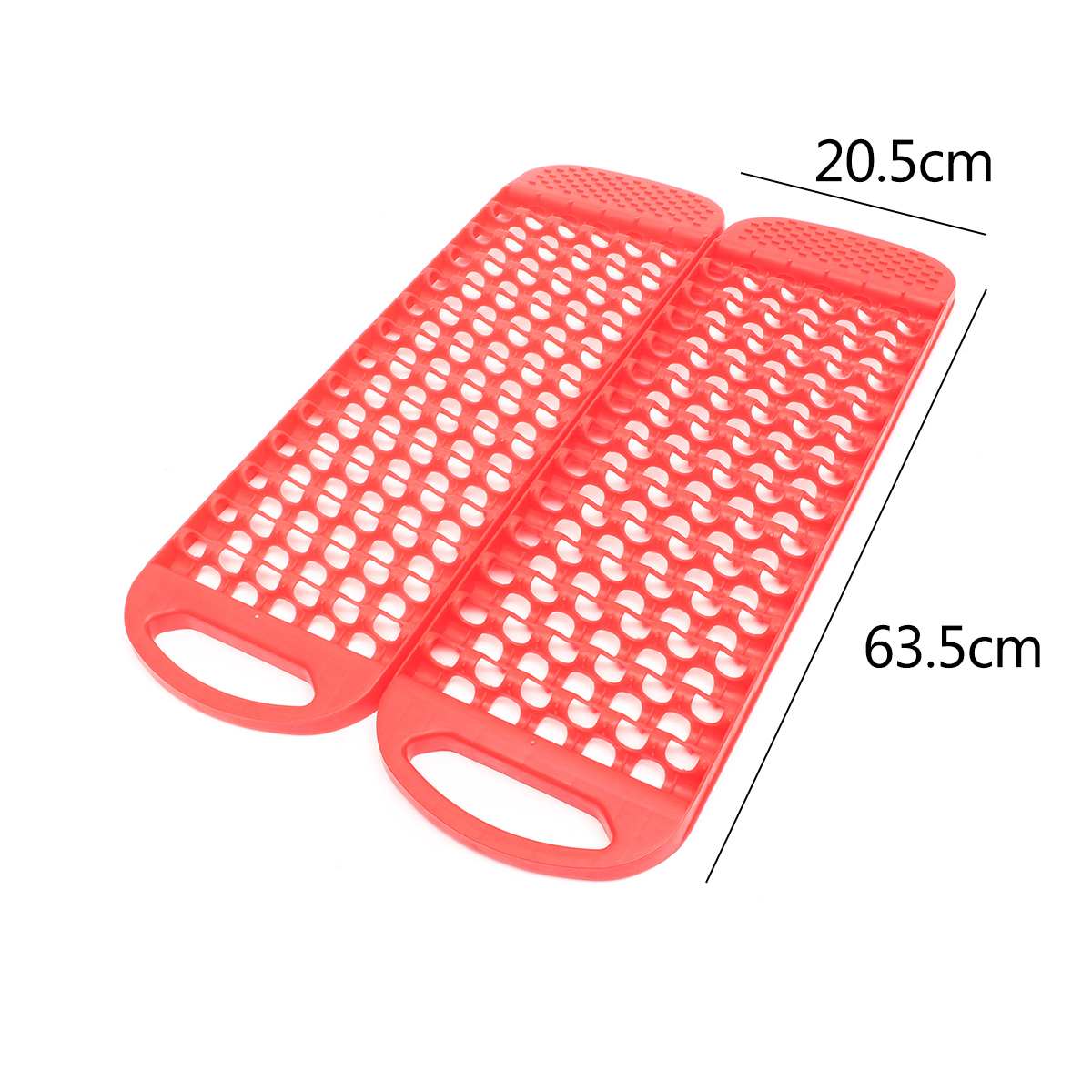 2 Pcs Car Emergency Rescue Anti-skid Board Sand Mud Snow Traction Boards Escaper Sand Recovery Tracks Tire Tyre Ladder