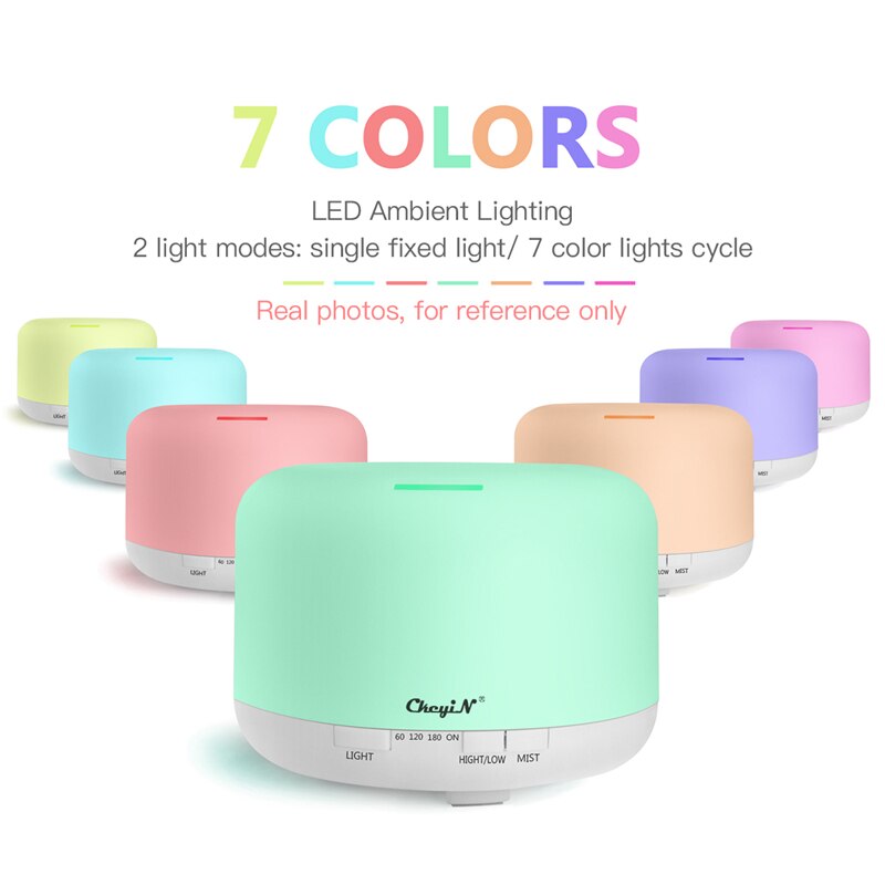 700ml aromatherapie diffusers, ultrasone koele mist luchtbevochtiger, bluetooth speaker, etherische olie diffuser, muziekspeler, 7 lampen , 49