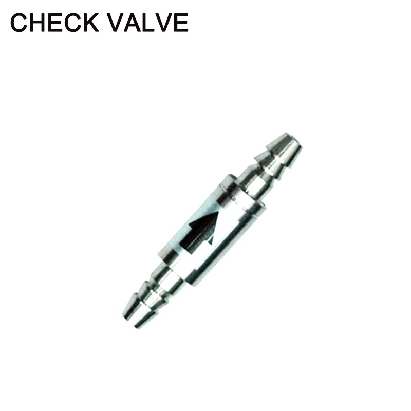 1 stainless steel check valve for CO2 equipment, carbon dioxide diffuser to prevent gas backflow, CO2 check valve fitting 4mm,