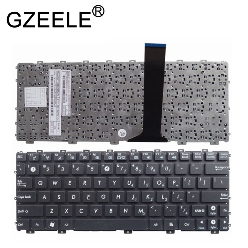 GZEELE US laptop keyboard For Asus Eee PC EPC 1015 1015PN 1015PW 1015BX 1015PX 1015PD 1015TX 1015CX 1011PX 1011CH NO frame