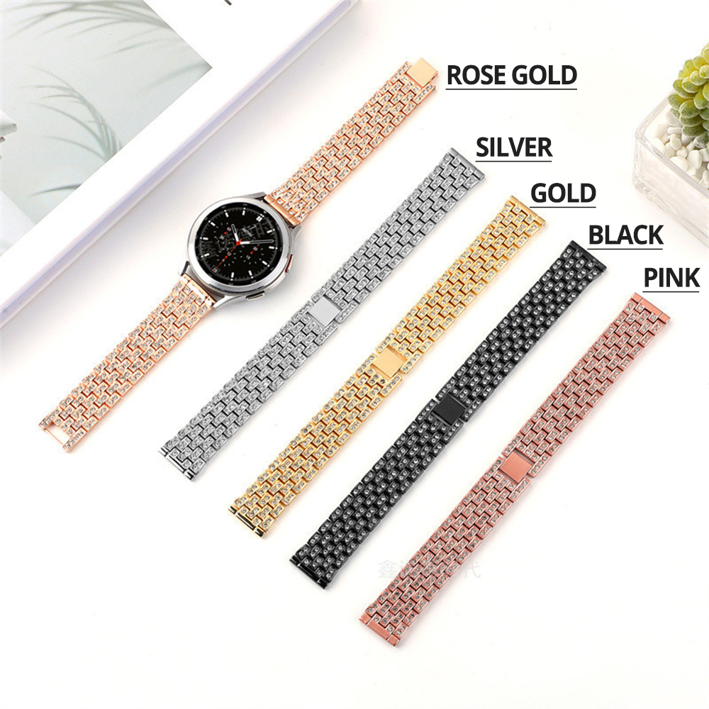 Diamanten band voor Huawei Watch GT 4 41 mm riem voor Mibro T1/GS band Garmin Venu 3S/2S Vivoactive 4S armband 18 mm metalen band