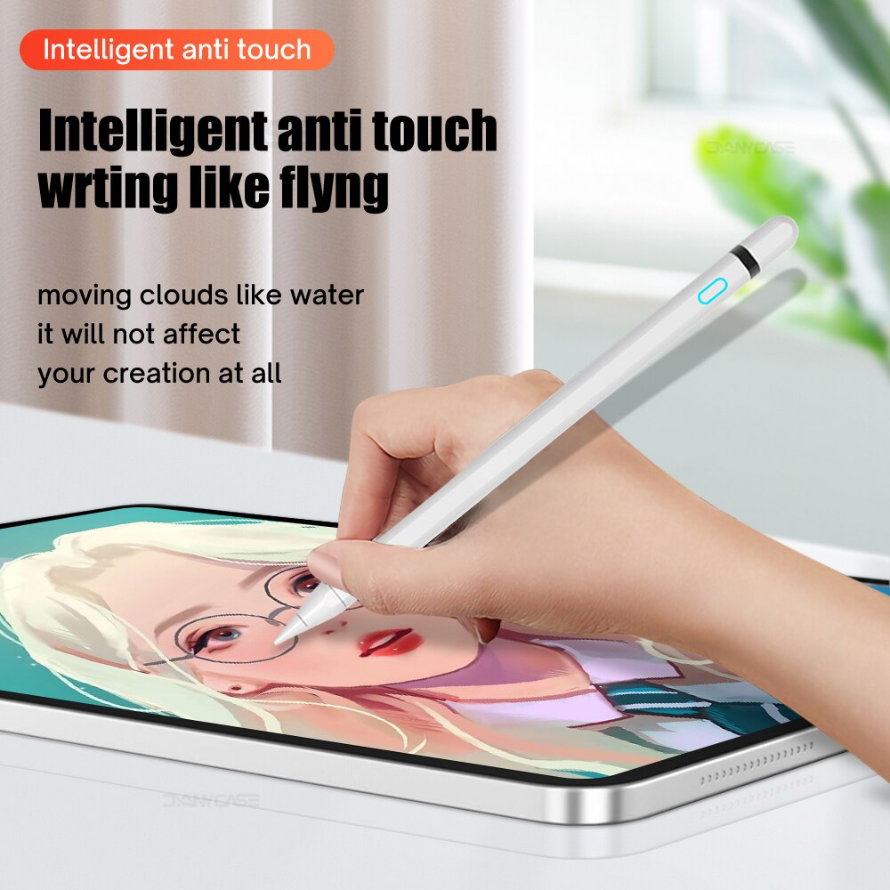 For iPad Pencil Apple Pen Stylus for iPad mini 6/5 Air 4 10.9 10.5 Pro 11 12.9 10.2 7/8/9th Gen Touch Pen 애플펜슬