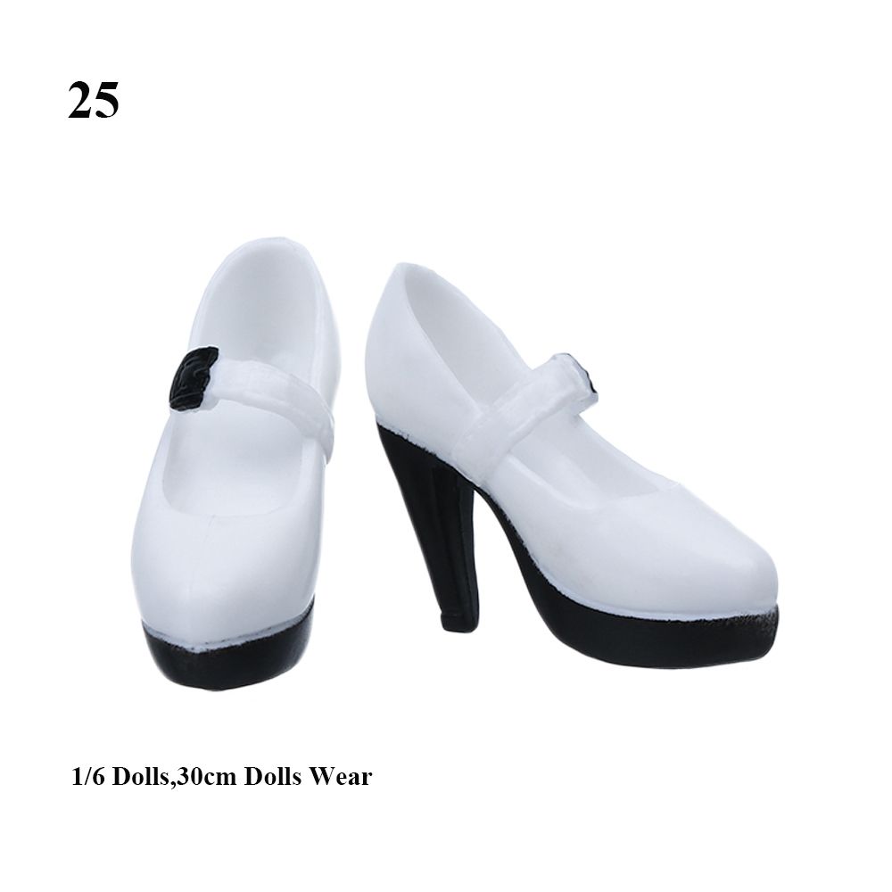 Botas de rodillas largas para mujer, botas de muñeca Hero 1/3, 33 estilos, longitud del pie, 2cm, zapatos de muñeca 1/6: Azul