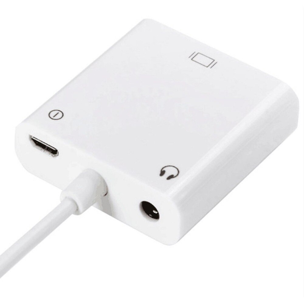Micro Usb Naar Vga Adapter Converter Video Naar Audio Converter Micro Usb Naar Vga Hd Mobiele Telefoon Tv Aansluiting Voor xiaomi
