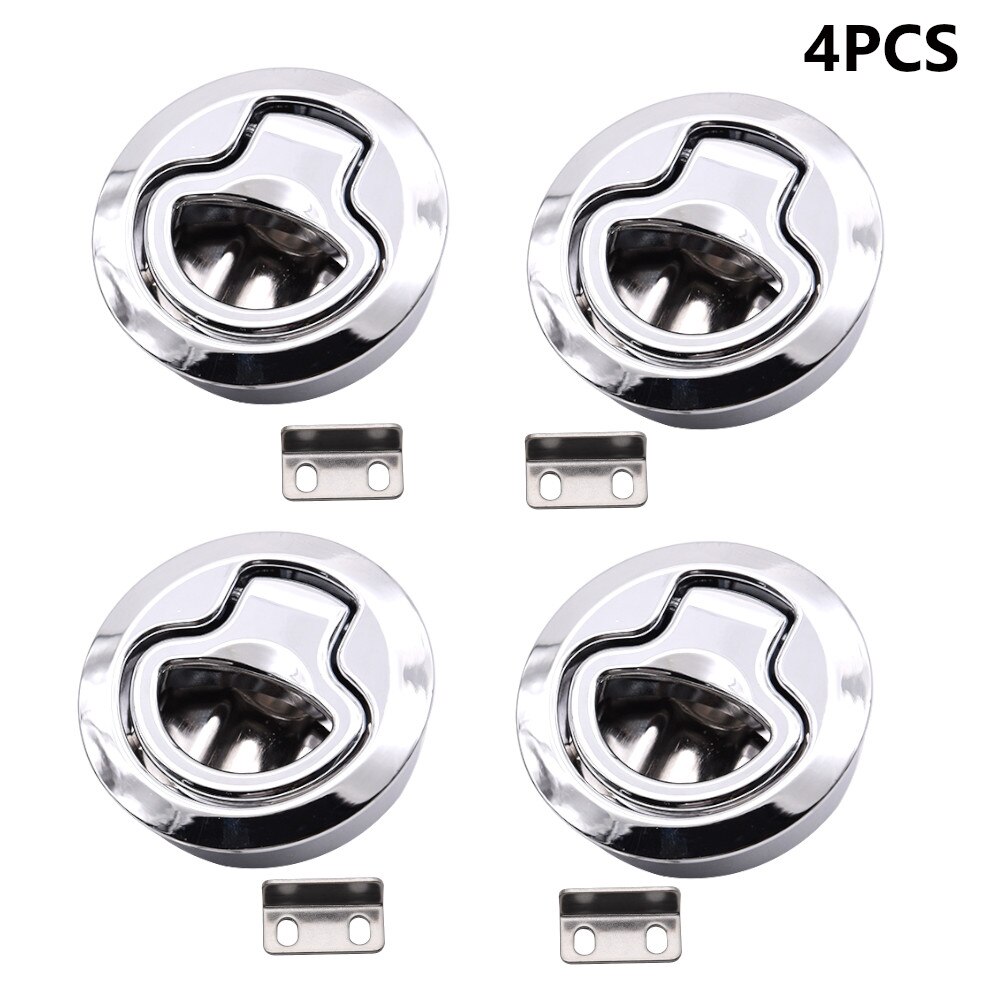 Stainless Steel Marine Boat Yatch Ship RV Flush Pull Slam Latch Mount Hatches Lift Cabinet Lock Latch Without Keys: 4pcs a lot