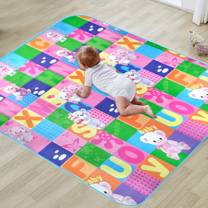 Klimmen Mat dubbelzijdig Giraffe Patroon Baby Kruipen Mat Vloermat Kinderen ultralichte Cartoon Educatief Tapijt Tapijt