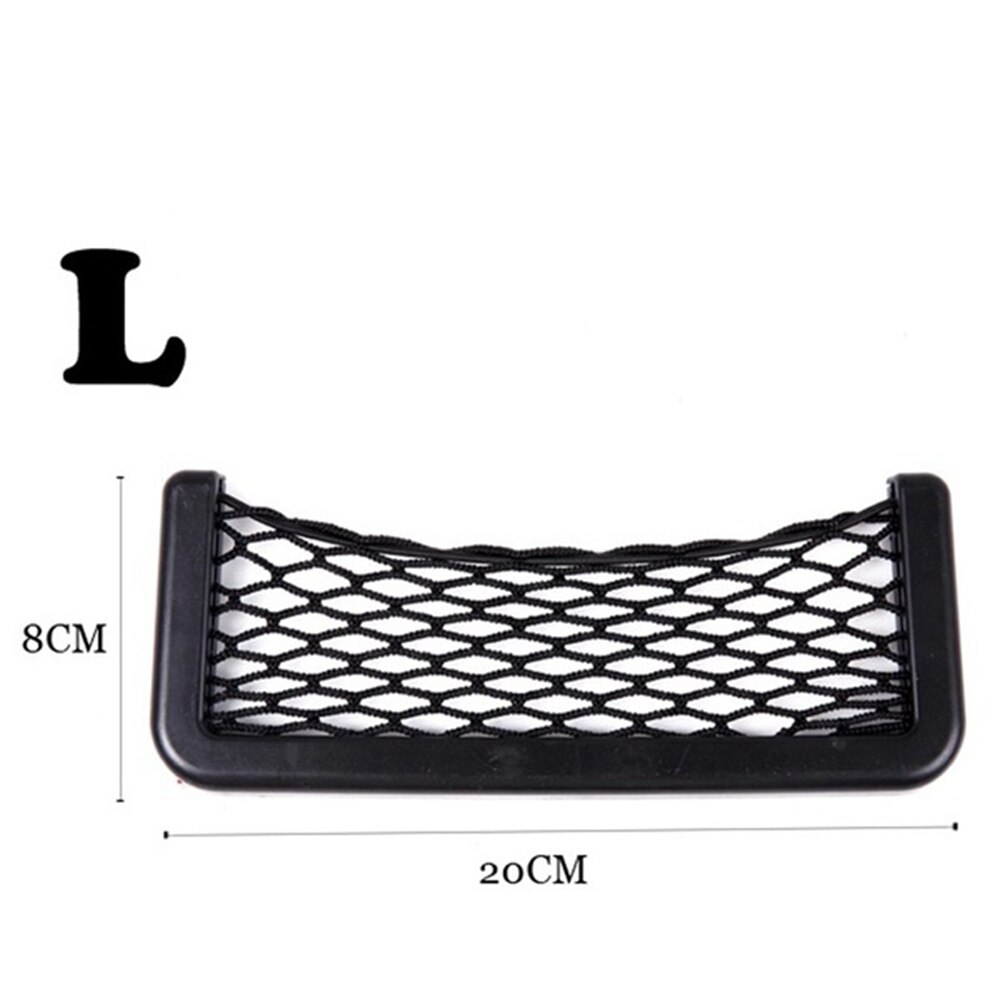 Bolsa de red de coche del sostenedor del teléfono de almacenamiento de bolsillo para DACIA SANDERO STEPWAY Dokker Logan Duster Lodgy