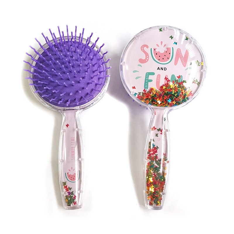 Baby Meisje Haar Borstel Anti-Statische Massage Kammen Cartoon Prinses Haar Kinderen Borstel Mooie Baby Meisje Care Haar Kam haar Accessoires: S11