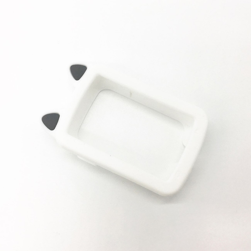 Funda genérica de Gel para bicicleta, Protector de pantalla para Garmin Edge 820, GPS, ordenador, , dibujos animados, orejas de gato, edge 820: White