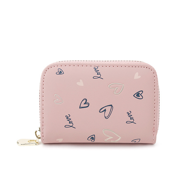 Porte-cartes en cuir PU, 9 Bits, Business rose/vert/violet/noir/bleu, fermeture éclair, porte-cartes, portefeuille porte-cartes